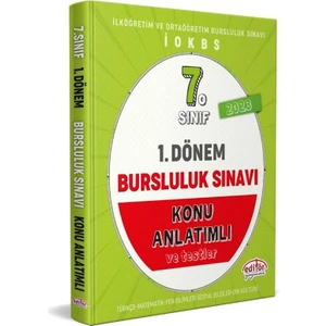 Editör Yayınları 7. Sınıf 1. Dönem Bursluluk Sınavı Konu Anlatımlı