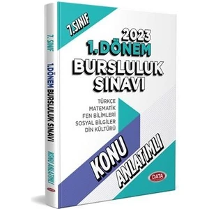 Data Yayınları 7. Sınıf 1. Dönem Bursluluk Sınavı Konu Anlatımlı