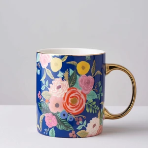 Lily Porselen 330 Ml Mug Mavi