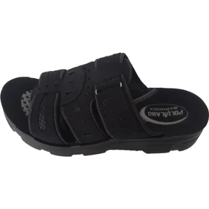 Range Siyah-Süet Rahat Hafif Ortopedik Erkek Günlük Terlik ALAABO25