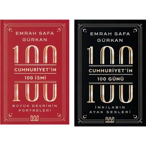 Cumhuriyetin 100 Günü Inkılabın Ayak Sesleri ve Cumhuriyetin 100 Ismi Büyük Devrimin Portreleri Seti 2 Kitap