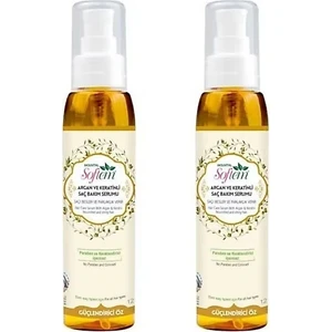 Doğal Argan ve Keratinli Saç Bakım Serumu 125 ml Keratin x 2 Adet