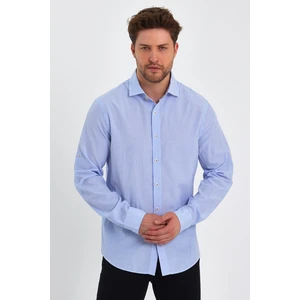 Alexander Gardi Çizgili Regular Fit Gömlek (ERKK5903)