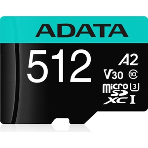 A-Data Haric Disk Hafiza Karti Micro Sd 512GB Premier Pro AUSDX512GUI3V30SA2-RA1 100-85MBPS