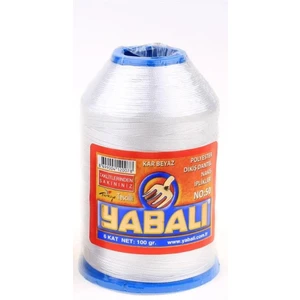Polyester Dikiş Dantel Oya Ipliği Kar Beyaz 100 Gram 1 Adet No : 50