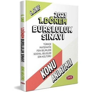 Data Yayınları 6. Sınıf 1. Dönem Bursluluk Sınavı Konu Anlatımlı