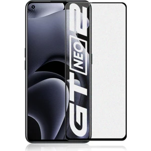 Realme Gt2 / Gt Neo2 Için Tam Kaplayan Çerçeveli Mat Cam Koruma - AL3124