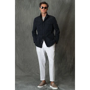 Leo Smart Erkek Chino Pantolon Tailored Fit Beyaz