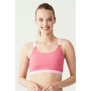 U.S. Polo Assn. 66117 Kadın Fuşya Çapraz Askılı Büstiyer