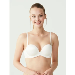 U.S.POLO 66149 BAYAN STRAPLEZ DUBLE DESTEK BEYAZ SÜTYEN