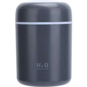 H2O Ulrasonik Hava Nemlendirici Buhar Makinesi ve Aroma Difüzörü  300 ml Siyah