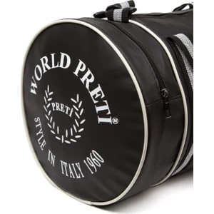 Sippo Trade World Preti Unisex Siyah Renk Silindir Sporcu Çantası
