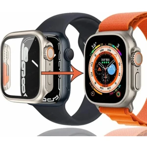 Apple Watch 45MM Saat Ultraya Çevirici Kasa ve Kordon Set