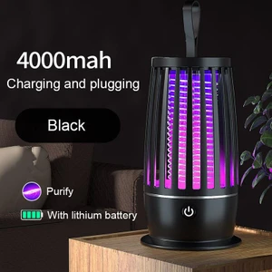 Yeni Sivrisinek Katili Lamba Dilsiz Böcek Kovucu Radyasyonsuz Elektrikli Böcek Tuzak USB Şarj Sivrisinek Katili Açık Tuzak