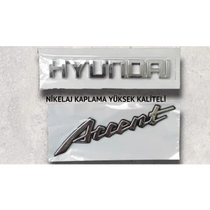 Çakır Grup Hyundai Accent Admira Kasa Bagaj Yazısı 2 Li Takım
