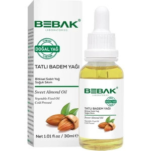 Soğuk Sıkım %100 Doğal Tatlı Badem Yağı 30 ml