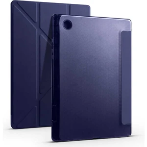 Samsung Galaxy Tab A8 10.5 Sm X200 2021 Kılıf Standlı Katlanabilir Pu Silikon Tf1 Lacivert