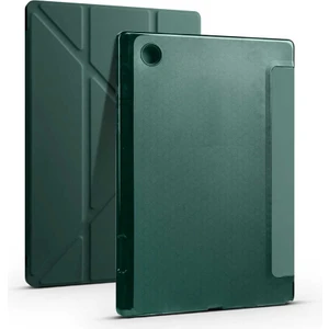 Samsung Galaxy Tab A8 10.5 Sm X200 2021 Kılıf Standlı Katlanabilir Pu Silikon Tf1 Koyu Yeşil
