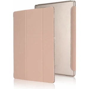 Apple iPad 6 Air 2 Uyumlu Kılıf Smart Cover Kapaklı Standlı Uyku Modlu Sm1 Bronz