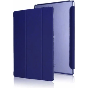 Apple iPad Air 10.9 2020 4.nesil Uyumlu Kılıf Smart Cover Kapaklı Standlı Uyku Modlu Sm3 Lacivert