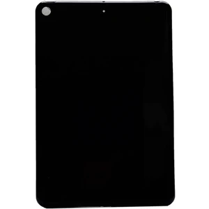 Apple iPad Mini 5 Uyumlu Kılıf Silikon Arkası Buzlu Lüx Koruma S1 Siyah