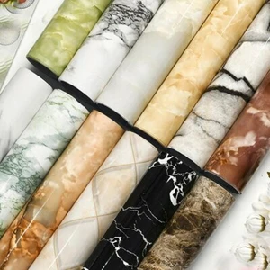 Desenli Kendinden Yapışkanlı Folyo Kağıt Duvar Kaplama 45 cm x 5 Metre Duvar Kağıdı