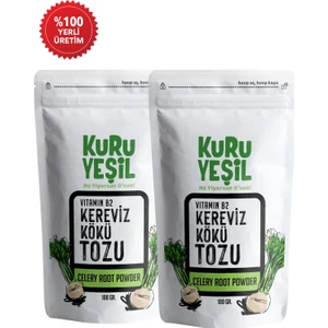 Kuru Yeşil - Kök Kereviz Tozu -  Celery Powder -  Gluten Içermez - Vegetables Powder - Kereviz Tozu 200 gr