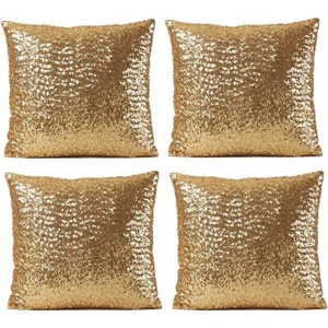 Yılmaz Home 4’lü Pullu Payetli Dekoratif Kırlent Kılıfı