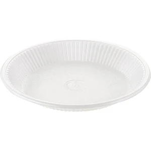 Kullan At Market Roll-Up Ekonomik Plastik Tabak Büyük 19 cm 100'lü