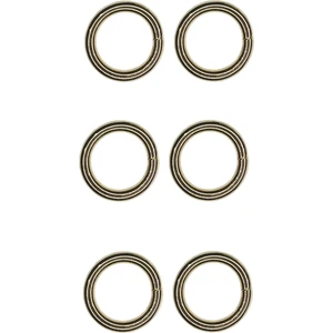 Ala Depo Halka 2cm (Yaysız) Çanta Aksesuarı 6 Adet Light Gold Renk