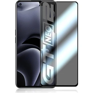 Realme Gt2 / Gt Neo2 Için Privacy Gizlilik Filtreli Tam Kaplayan Cam Koruma - AL3125