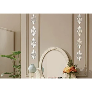 Home Jamin Dekoratif Süs Bordür Ayna Gümüş 20X Pleksi Dekoratif Bordür Ayna Antre 7*7cm