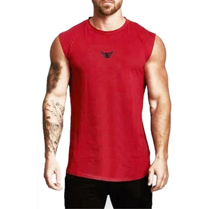Ghassy Co. Erkek Nem Emici Hızlı Kuruma Atletik Teknik Performans Sporcu Sıfır Kol T-Shirt