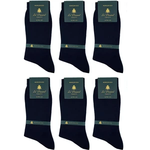 La Pescara La'pescara Ultra Lüks 6'lı Füme Merserize Erkek Klasik Çorap Set CRP19