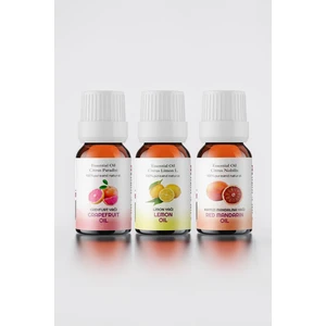 En Sevilen Aromaterapi Uçucu Yağları Paketi ( Limon Greyfurt Kırmızı Mandalina 10 ML )