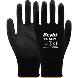 Pu Slim Örme Eldiven Poliüretan Kaplı No:9 (10 Çift)
