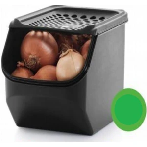 Soğan Sarımsak Saklama Kabı 3l Siyah