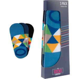 The Socks Company 3 Çift Özel Kutulu Erkek Görünmez Çorap