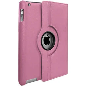 Apple iPad Mini 4 Kılıf Kapaklı Standlı 360 Dönebilen Koruma Dn1 Pembe
