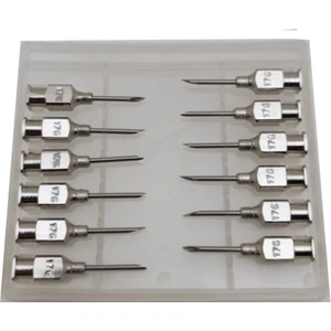 Otomatik Enjektör Çelik Iğne Ucu Metal 1.40 x 15 mm