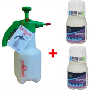 Bayer 2 Adet K-Othrine SC50 50ML Tahtakurusu Ilacı ve 1,5lt Pomilsan Basınçlı Ilaçlama Pompası