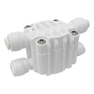 Su Arıtma Cihazı 6 mm Şatof Shut-Off Valf 4 Yollu Vana Quick