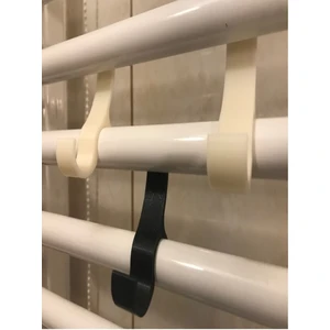 Bi'şeyler Sepeti 4 Adet Havlupan Duşakabin Askısı Beyaz