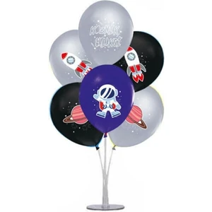 Çıtı Pıtı Store Uzay Temalı 7 Li Balon Standı