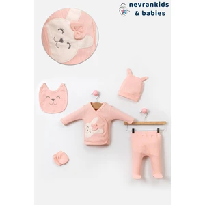 Nevran Kids Bear Organik 5'li Hastane Çıkışı Seti
