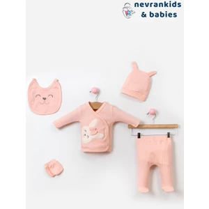 Nevran Kids Bear Organik 5'li Hastane Çıkışı Seti