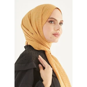 Fresco Scarfs Kadın Tesettür Ipeksi Pamuk Jakar F Desen Şal