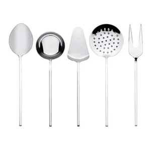 Home Ofis Mutfak Için; Servis Kaşığı, Servis Kepçesi, Servis Spatulası, Servis Kevgiri, Servis Çatalı Seti