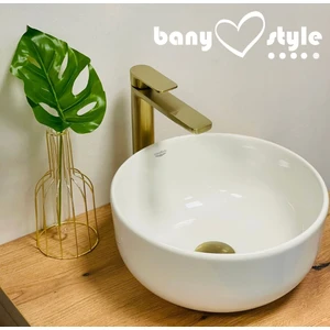 Cerastyle Aqua 33 cm Mini Tezgah Üstü Çanak Lavabo
