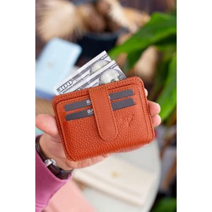 Shelby Hakiki Deri Kartlık Cüzdan